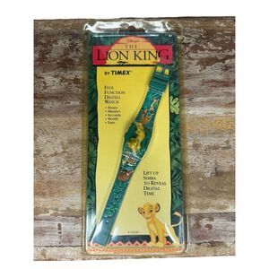 Vintage Timex Disney Lion King Simba Wrist Watch Collectible 90s NEW